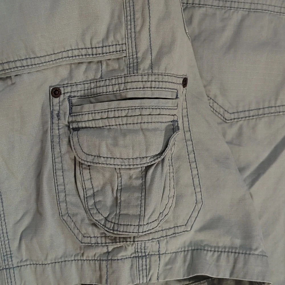 Eddie Bauer Sz 14P shorts green cargo shorts - Picture 8 of 10